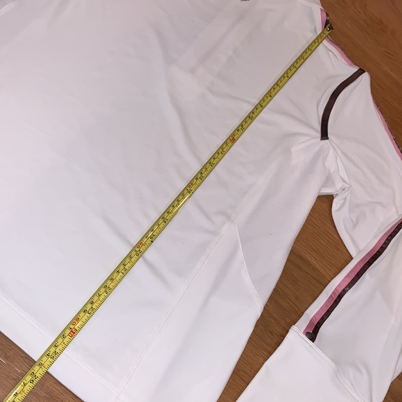 TAIL TECK~Size 14 ~Quarter Zip Long Sleeve Top Performance Jersey ~Shirt - Picture 11 of 12